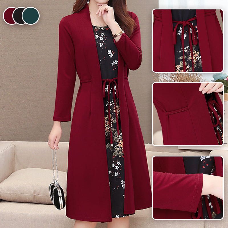 TWEEDELIGE JURK MET TEMPERAMENT