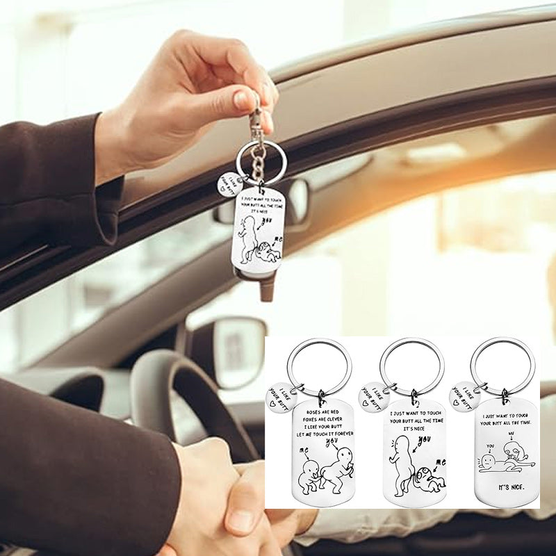 Ik hou van je kont grappige sleutelhanger