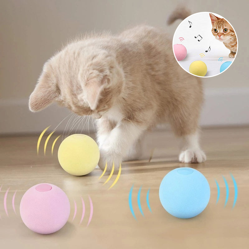 Gravity Barking Cat Toy Ball