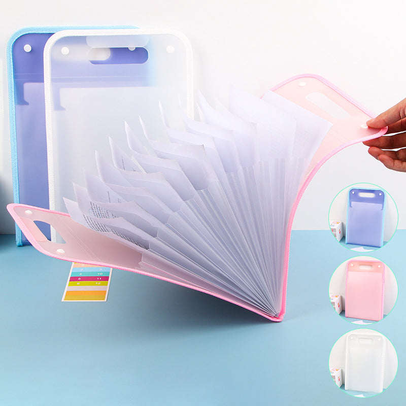 Typared Verticale accordeontas A4 papieren ordner