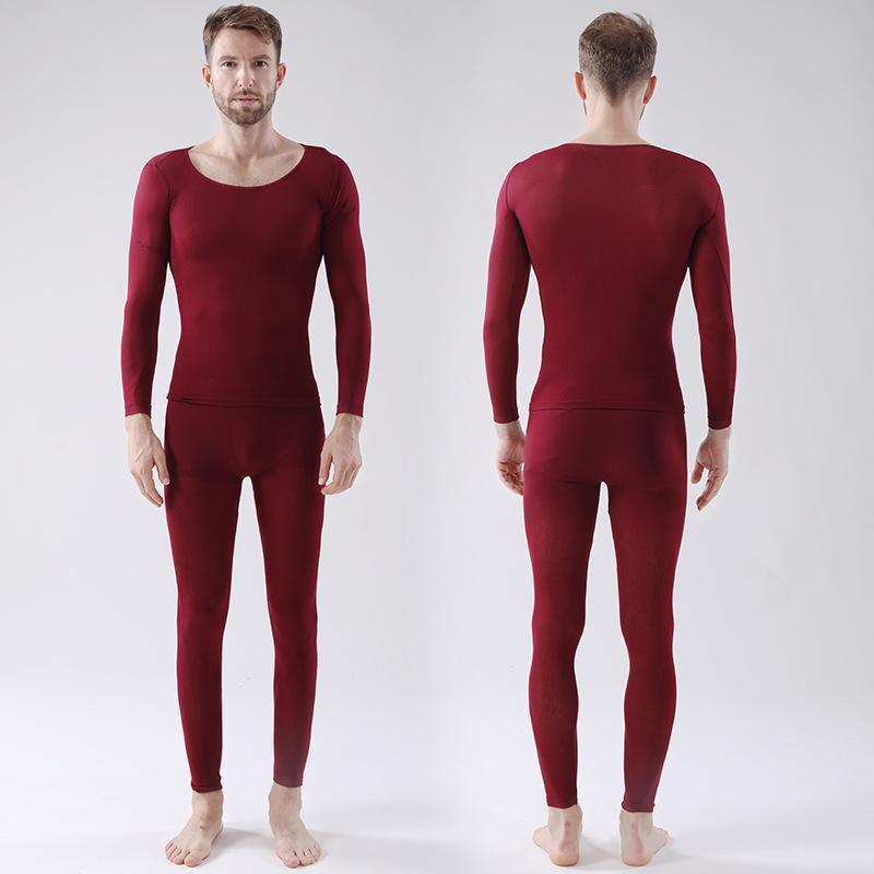 Naadloze elastische thermische binnenkleding