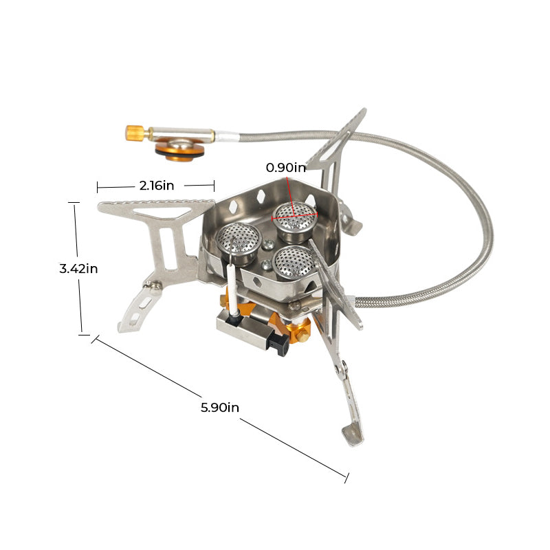 Camping Outdoor Winddicht Gas Brander