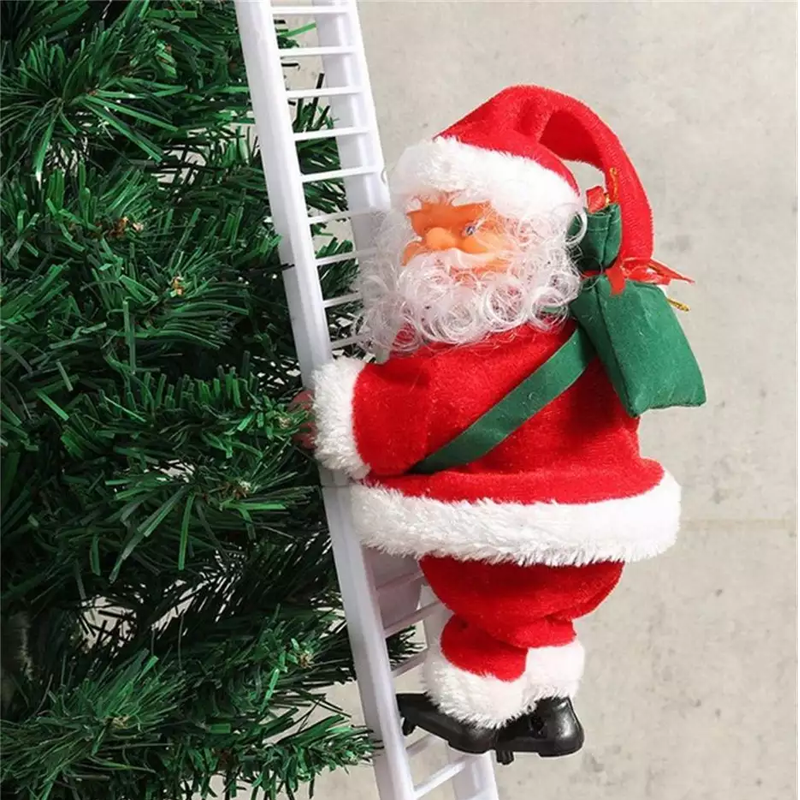 Elektrische klimladder Kerstman