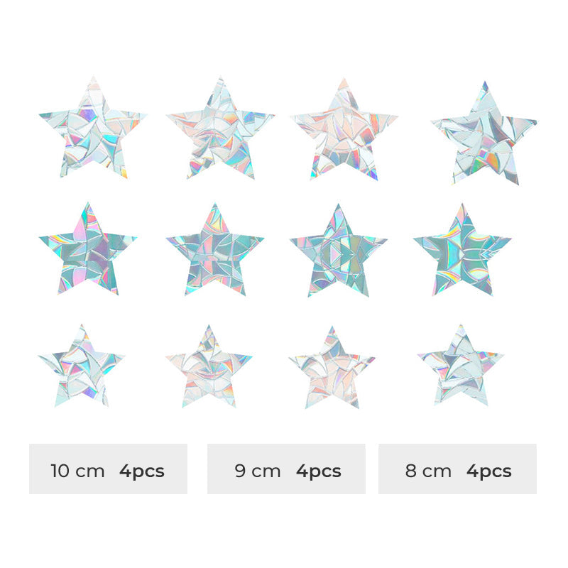 Kleurrijke glasstickers