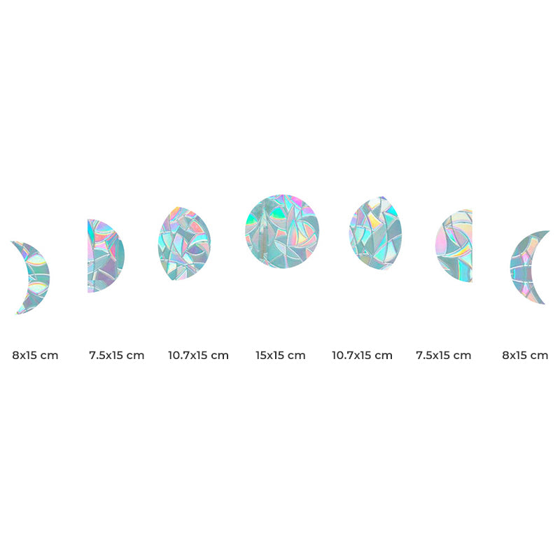 Kleurrijke glasstickers