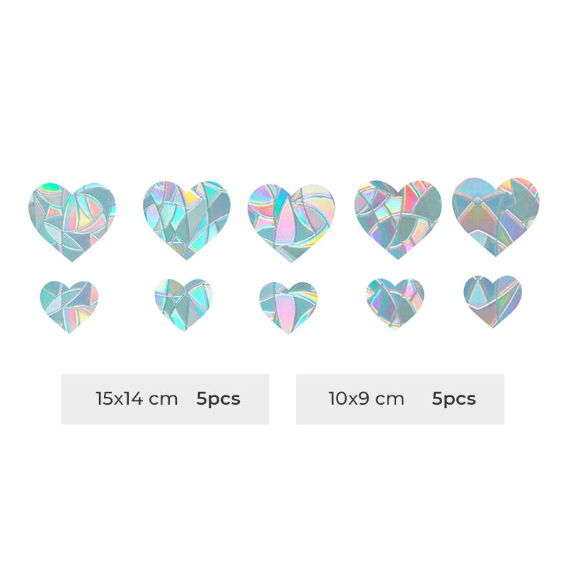 Kleurrijke glasstickers