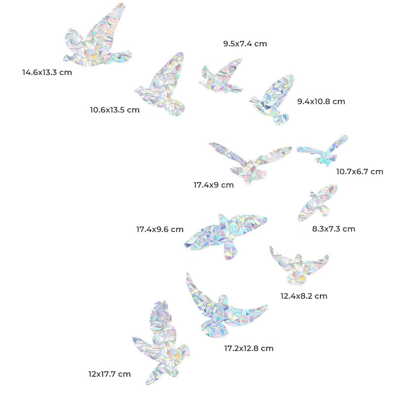 Kleurrijke glasstickers