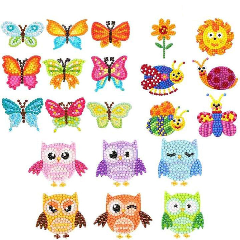 Diamant schilderij gratis stickers