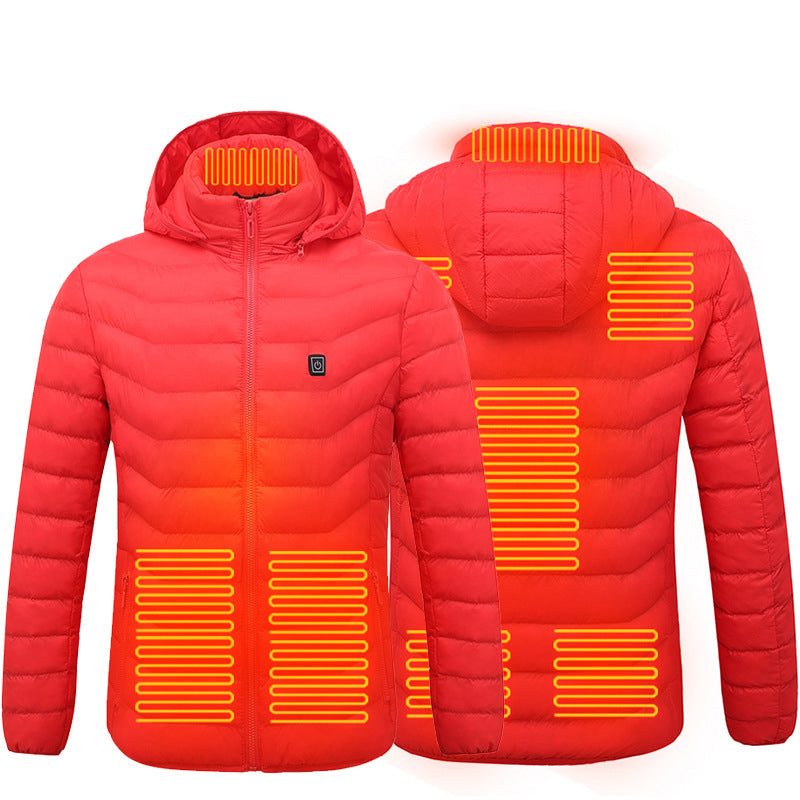 Verwarmd puffer jacket