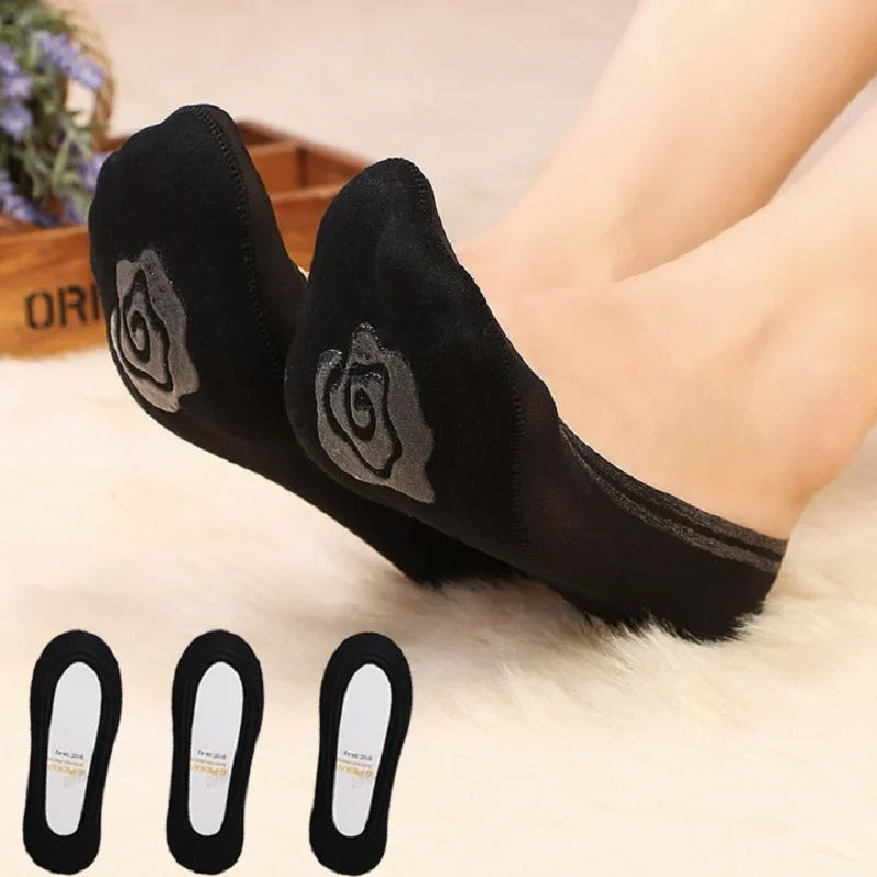 Antislip Onzichtbare laag uitgesneden sokken