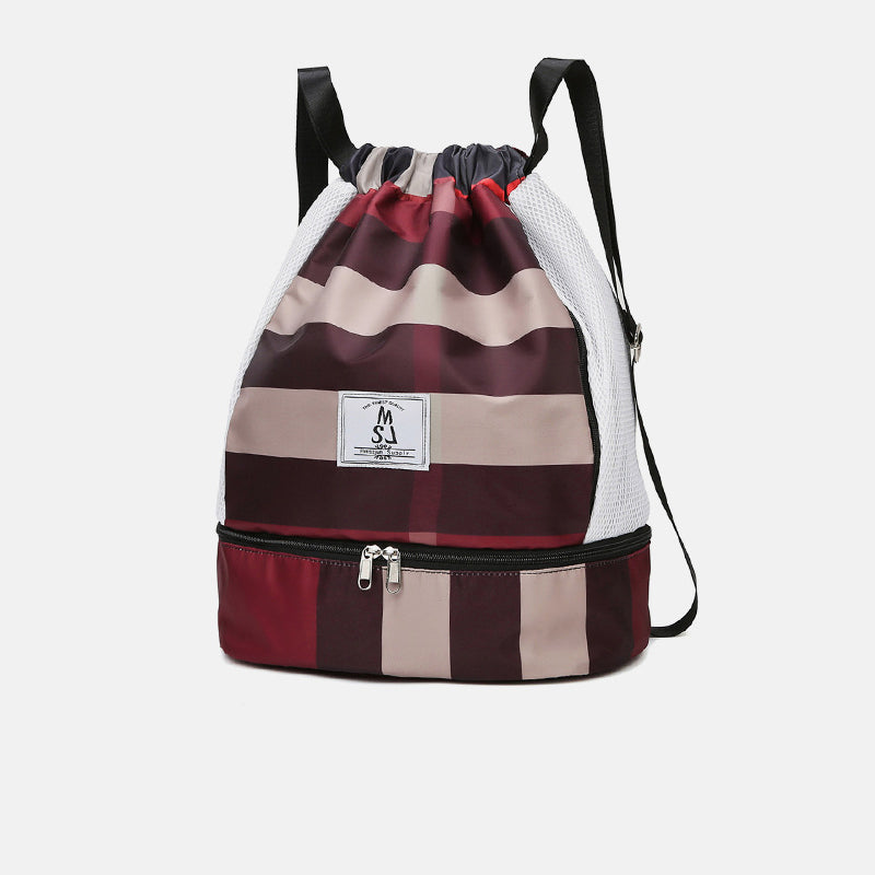 Lichtgewicht water dichte droge en natte scheidingszwem-fitness rugzak