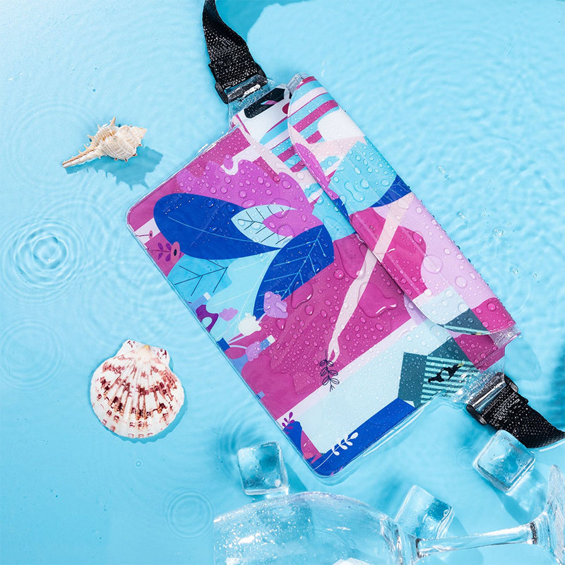 Trifold schoudertas met touchscreen