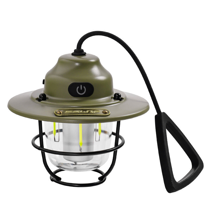 Retro waterdichte LED-kampeerlamp