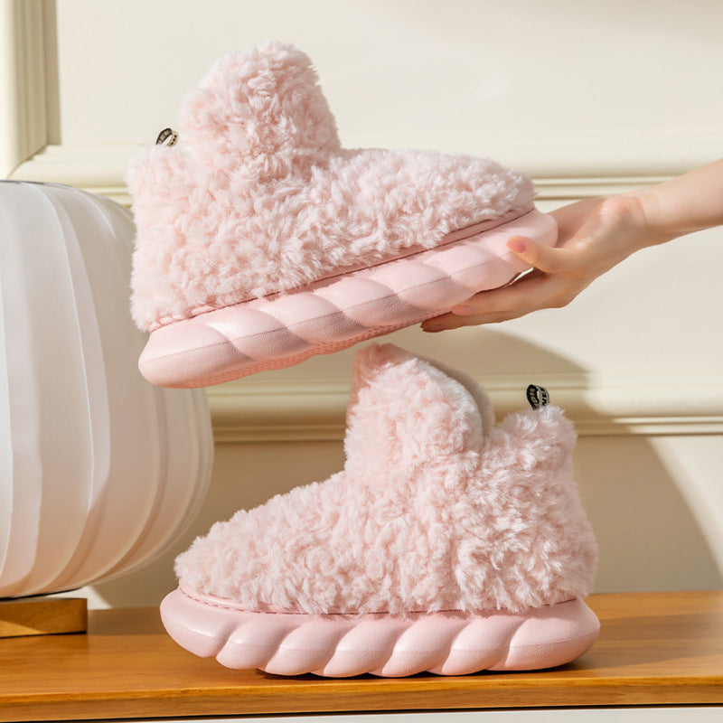 Heerlijke fleece slofjes