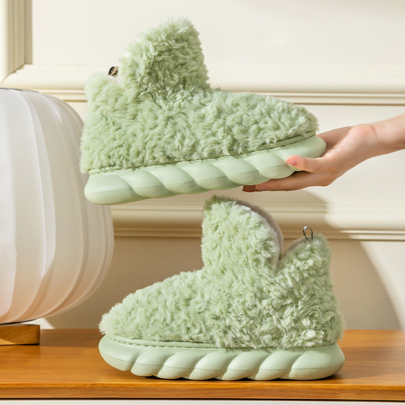 Heerlijke fleece slofjes