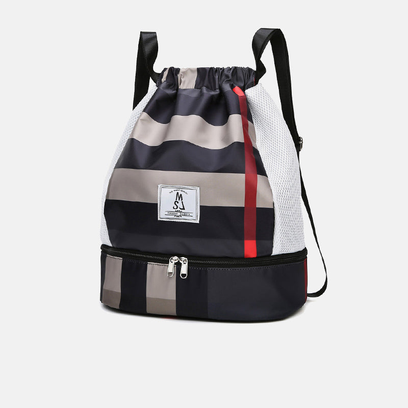 Lichtgewicht water dichte droge en natte scheidingszwem-fitness rugzak