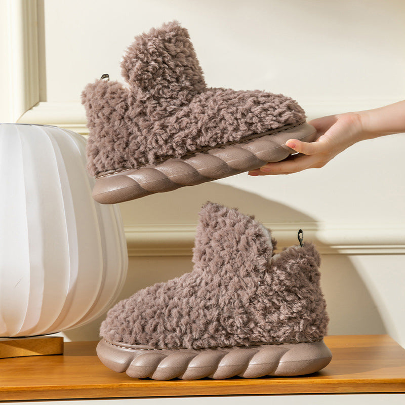 Heerlijke fleece slofjes