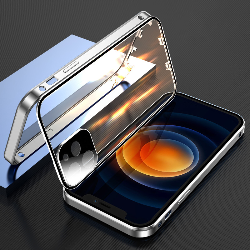 iPhone-hoesje met dubbelzijdige gesp