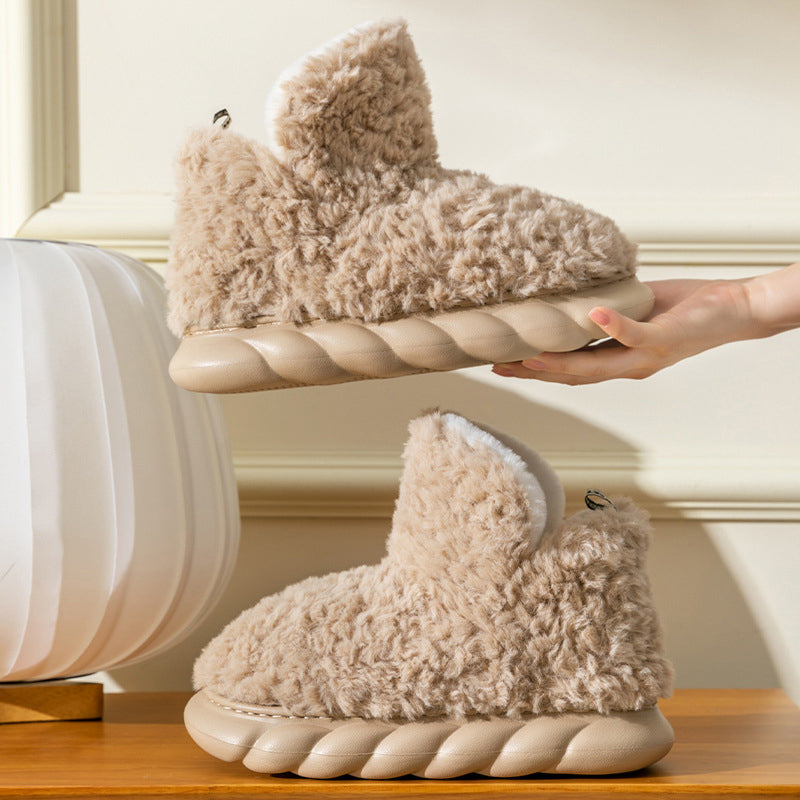 Heerlijke fleece slofjes