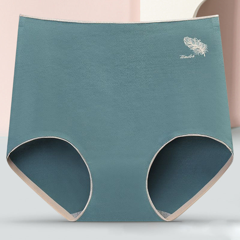 Ademende driehoekige short met hoge taille