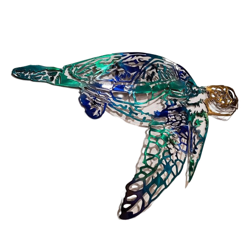 Metalen ornamenten voor zeedieren - cadeau voor natuurliefhebbers