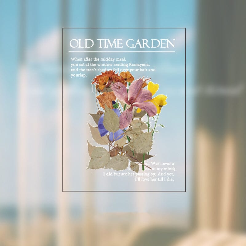 Geheugen Tuin-serie PET-stickerset