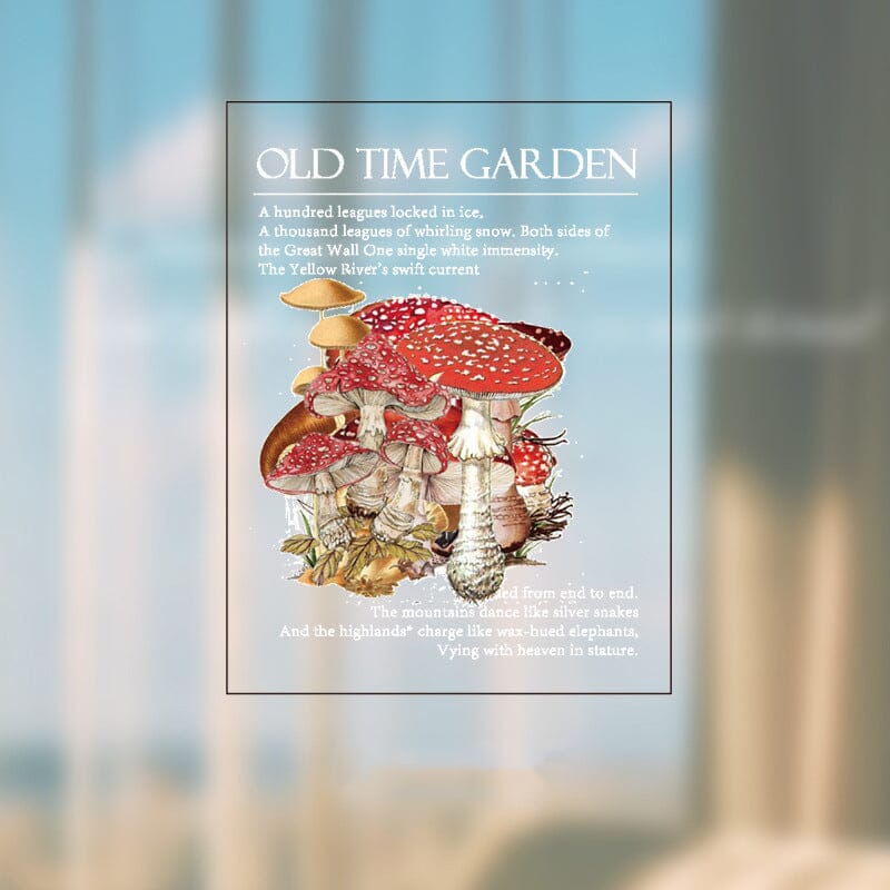 Geheugen Tuin-serie PET-stickerset