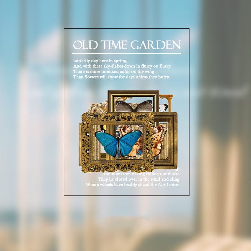 Geheugen Tuin-serie PET-stickerset